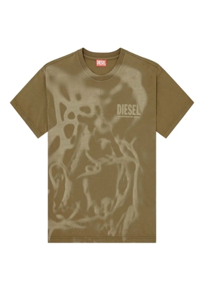 Diesel T-Norm-V7 crewneck T-shirt - Neutrals