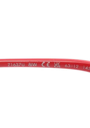 Louis Vuitton Pre-Owned 2010s Pilot monogram-detail sunglasses - White