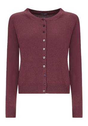 Canessa button-front cardigan - Red