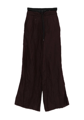 Masnada layered drawstring trousers