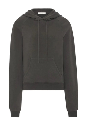 The Row ribbed-trim hoodie - Grey