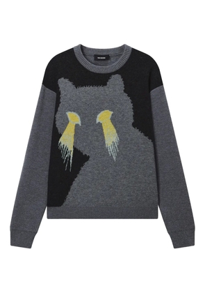 We11done panelled sweater - Grey