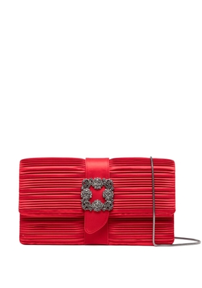 Manolo Blahnik Capri clutch bag - Red