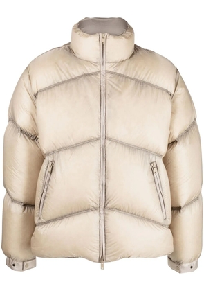 Represent stand-up collar puffer jacket - Neutrals
