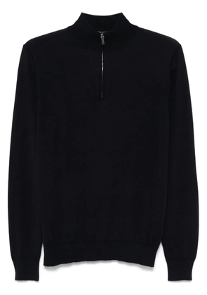 Colombo mock-neck sweater - Blue