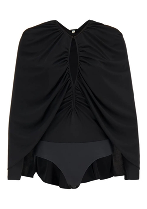 Johanna Ortiz Starlight draped bodysuit - Black