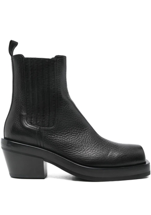 AGL 70mm square-toe boots - Black