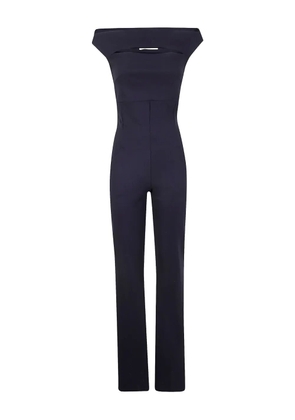 CHIARA BONI La Petite Robe off-shoulder side-pocket jumpsuit - Black