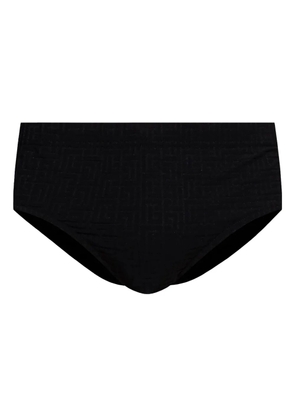 Balmain geometric-pattern swim trunks - Black
