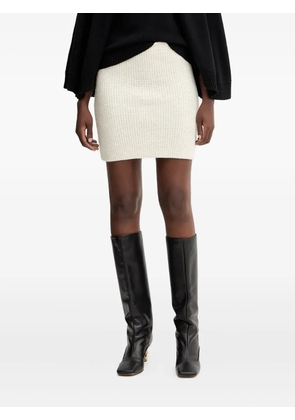 TWINSET ribbed skirt - White