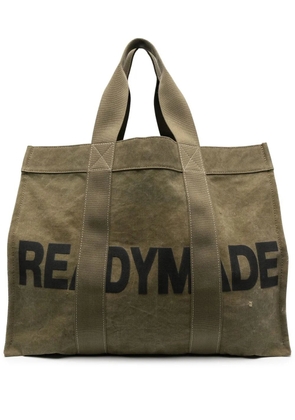 Readymade logo-print tote bag - Green