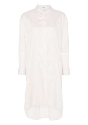LOEWE Anagram-embroidered shirt dress - Yellow