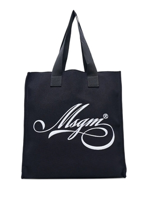 MSGM logo-print tote bag - Black