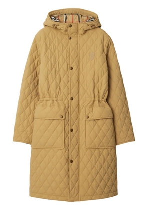 Burberry padded parka coat - Neutrals