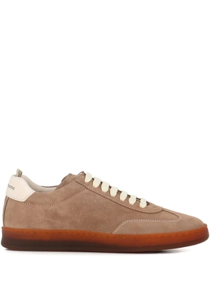 Officine Creative suede lace-up sneakers - Neutrals