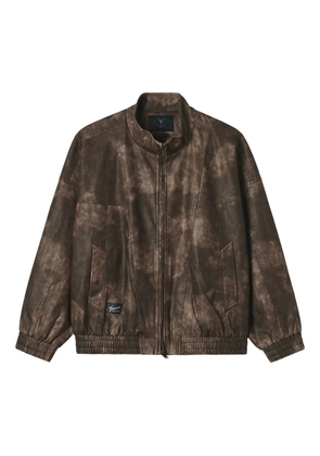 FIVE CM panelled bomber jacket - Brown