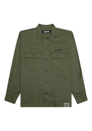 Neighborhood logo-print shirt - Green