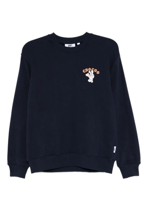 CHOCOOLATE logo-embroidered sweatshirt - Blue