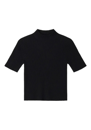 CFCL Portrait fine-ribbed T-shirt - Black
