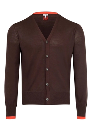 LOEWE buttoned V-neck cardigan - Brown
