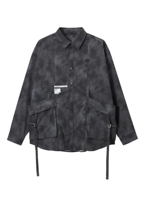 Musium Div. tie-dye pocket shirt - Grey