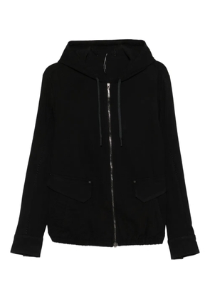 Masnada zip-up hooded jacket - Black