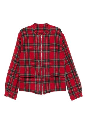 Undercover plaid jacket - Red