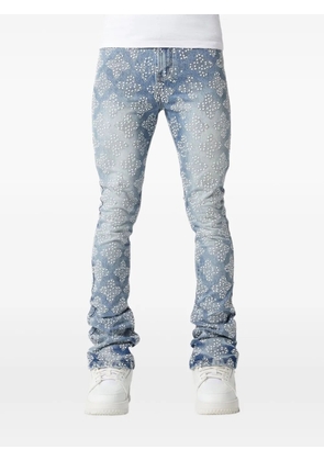 GUAPI Aqua Embellished V4 stacked jeans - Blue