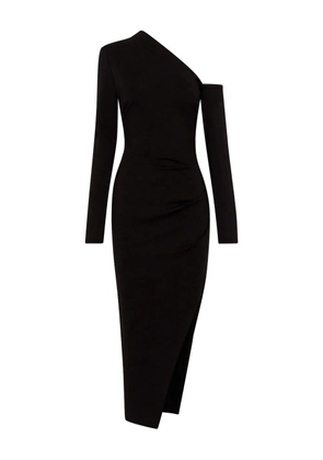 Nicholas Shiloh one-shoulder slit dress - Black