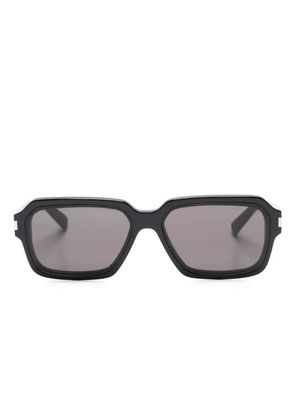 Saint Laurent Eyewear logo-debossed square-frame sunglasses - Black