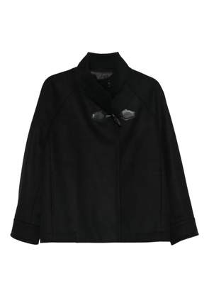 Juun.J toggle-fastening coat - Black