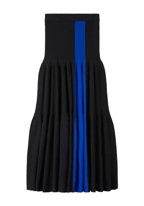 CFCL stripe-detail pleated midi skirt - Black