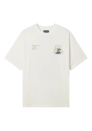 Musium Div. face-print cotton T-shirt - White