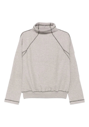 Baserange contrast-stitch sweatshirt - Grey