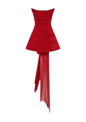 Blumarine strapless mini dress - Red