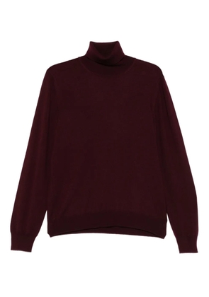 Tagliatore turtleneck wool sweater - Purple