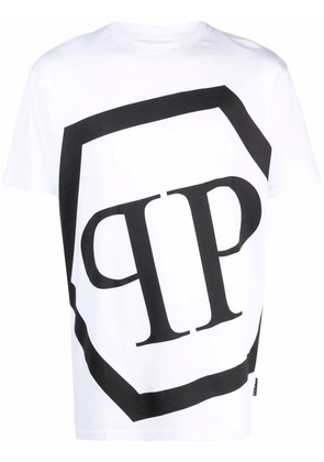 Philipp Plein oversized logo print T-shirt - White