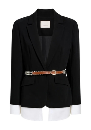 Cinq A Sept Vittoria belted blazer - Black