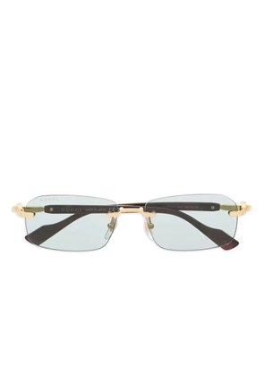 Gucci Eyewear rimless sunglasses - Brown