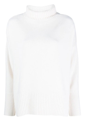Allude roll-neck cashmere jumper - Neutrals