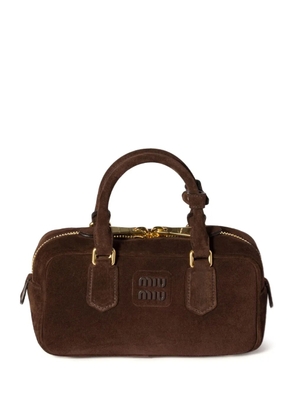 Miu Miu Arcadie padded tote bag - Brown