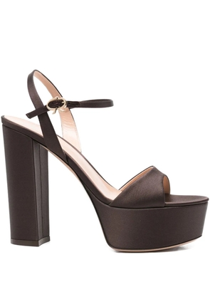Gianvito Rossi 85mm Marlena sandals - Brown
