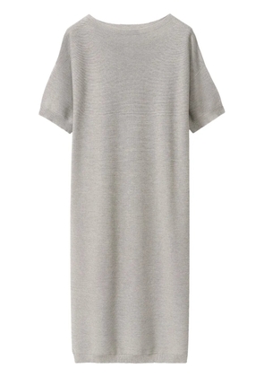 Fabiana Filippi fine-knit dress - Grey