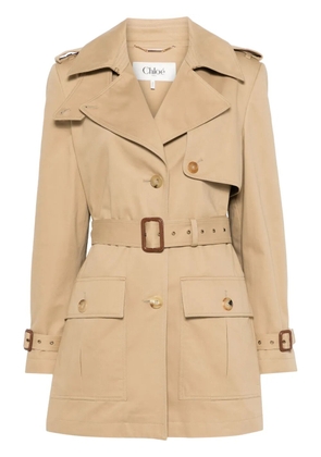 Chloé belted trench coat - Neutrals