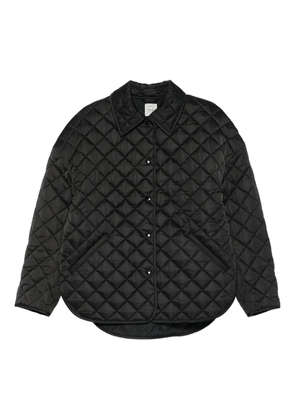 TOTEME collared quilted jacket - Black
