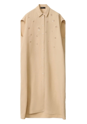 Fabiana Filippi sequin-embellished midi dress - Brown