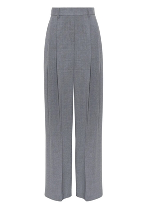 Brunello Cucinelli wide-leg wool trousers - Grey