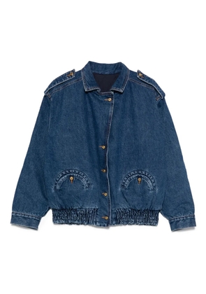 Blazé Milano elasticated pocket denim jacket - Blue