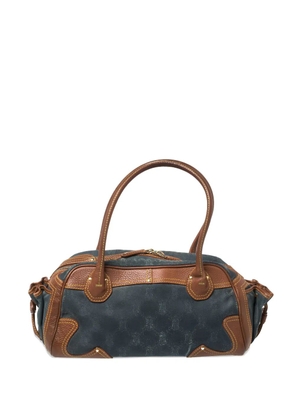 Celine Pre-Owned Macadam-denim tote bag - Blue