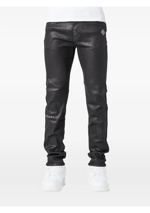 GUAPI Obsidian Back waxed jeans - Black